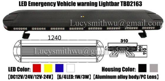 Super thin emergency light bar, LED lysbjelke med，full length lightbar，Repeater Lights TBD2163