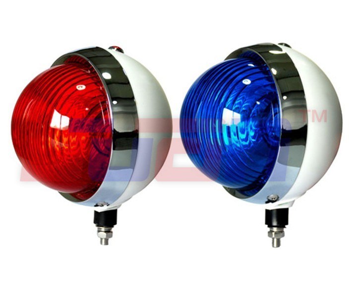 Motorcycle strobe light for motorcycle round front lighting / head