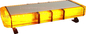 1W LED mini Lightbar /emergency signal Lights lichtbalken Rampe lumineuse Magnetic STM032