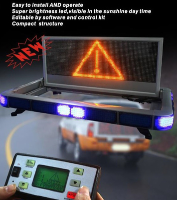 LED warning display screen signboard for police traffice cars trucks lightbar STD9000