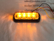 Amber /Red 3W LED Lighthead, LED Flares ,LUCES DESTELLANTES LED ，Lampu Polisi，DASH serien, led vamingsljus , STL-403